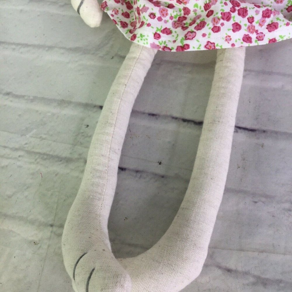 Mud Pie Whimsical Mouse Girl Plush Stuffed Animal - Picture 4 of 9